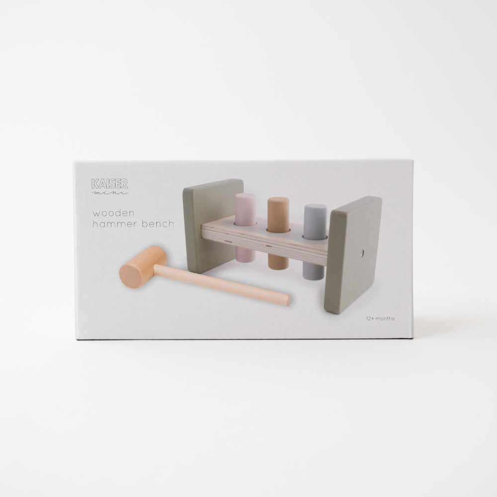 K Mini Baby Wooden Toys - Hammer Bench
