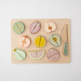 K Mini Baby Wooden Toys - Cutting Fruit Puzzle