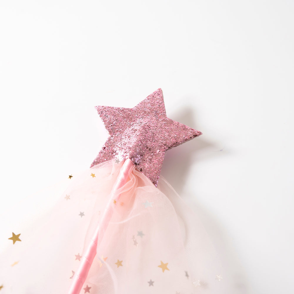 K Mini Dress Up Wand - Pink Star