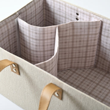 Tiny Orchard Baby Storage Caddy  - GINGHAM