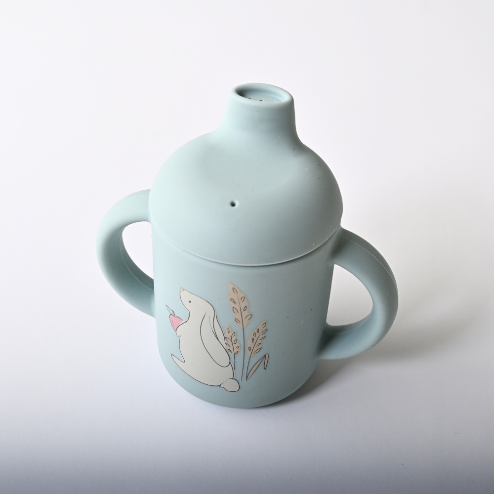Tiny Orchard Baby Silicone Sippy Cup - BUNNY