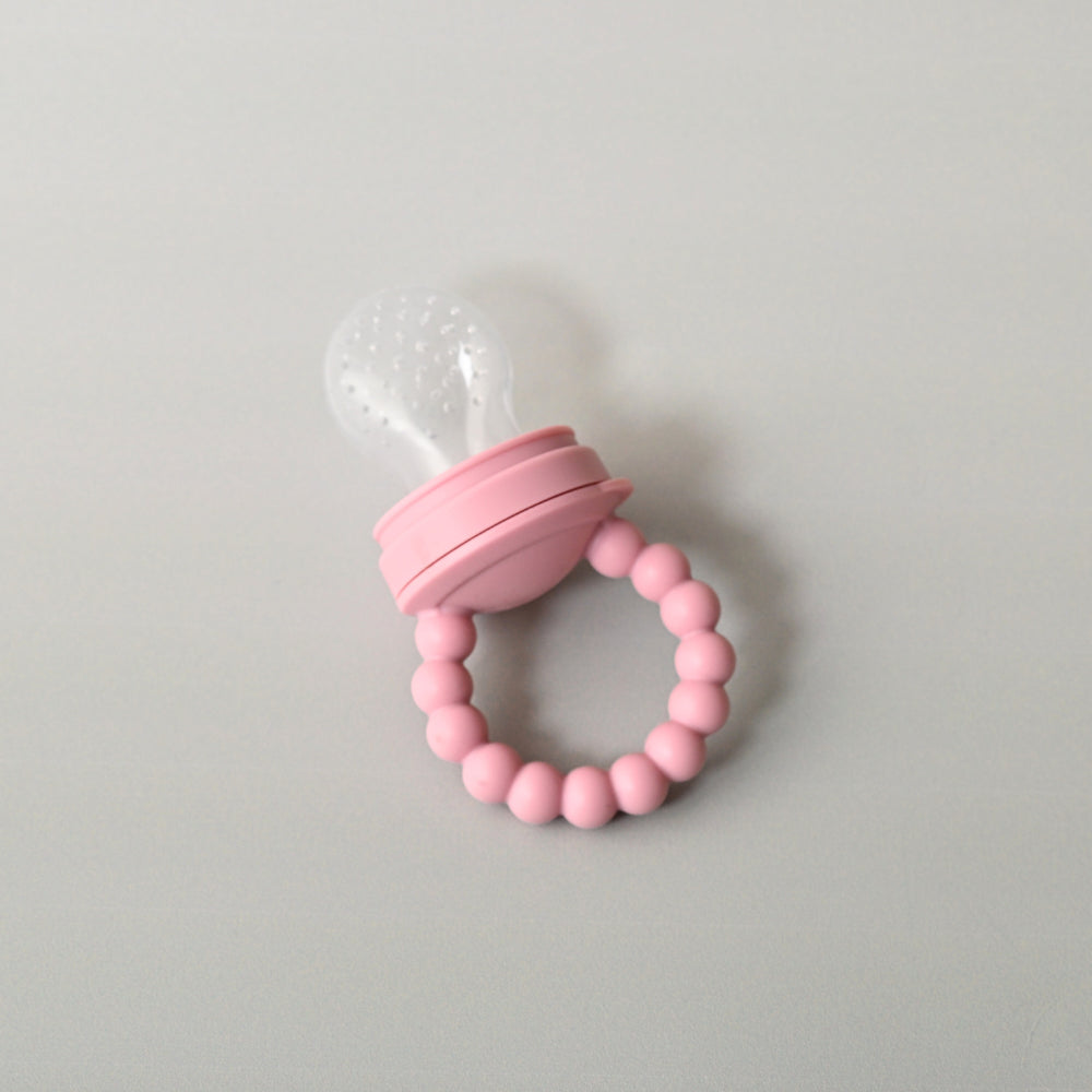 Tiny Orchard Baby Silicone Food Feeder - PINK