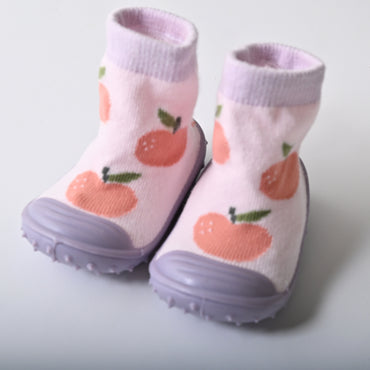 Tiny Orchard Baby Rubber Socks - APPLE
