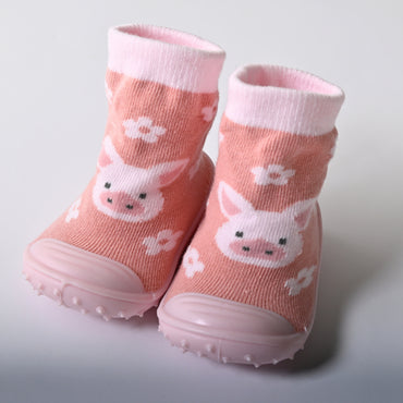 Tiny Orchard Baby Rubber Socks - PIG