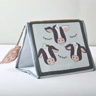 Tiny Orchard Baby Tummy Time Texture Book - FARM