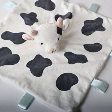 Tiny Orchard Baby Plush Comforter - COW