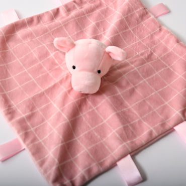 Tiny Orchard Baby Plush Comforter - PIG