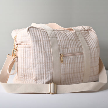 Tiny Orchard Quilted Baby Bag - GINGHAM