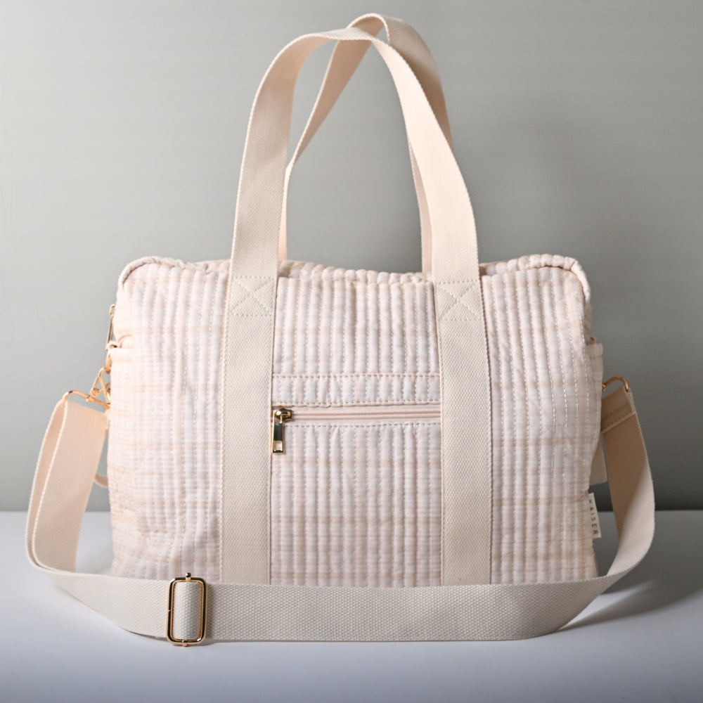 Tiny Orchard Quilted Baby Bag - GINGHAM
