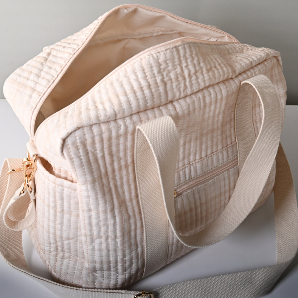 Tiny Orchard Quilted Baby Bag - GINGHAM