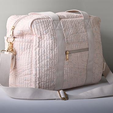 Tiny Orchard Quilted Baby Bag - DITSY FLORAL