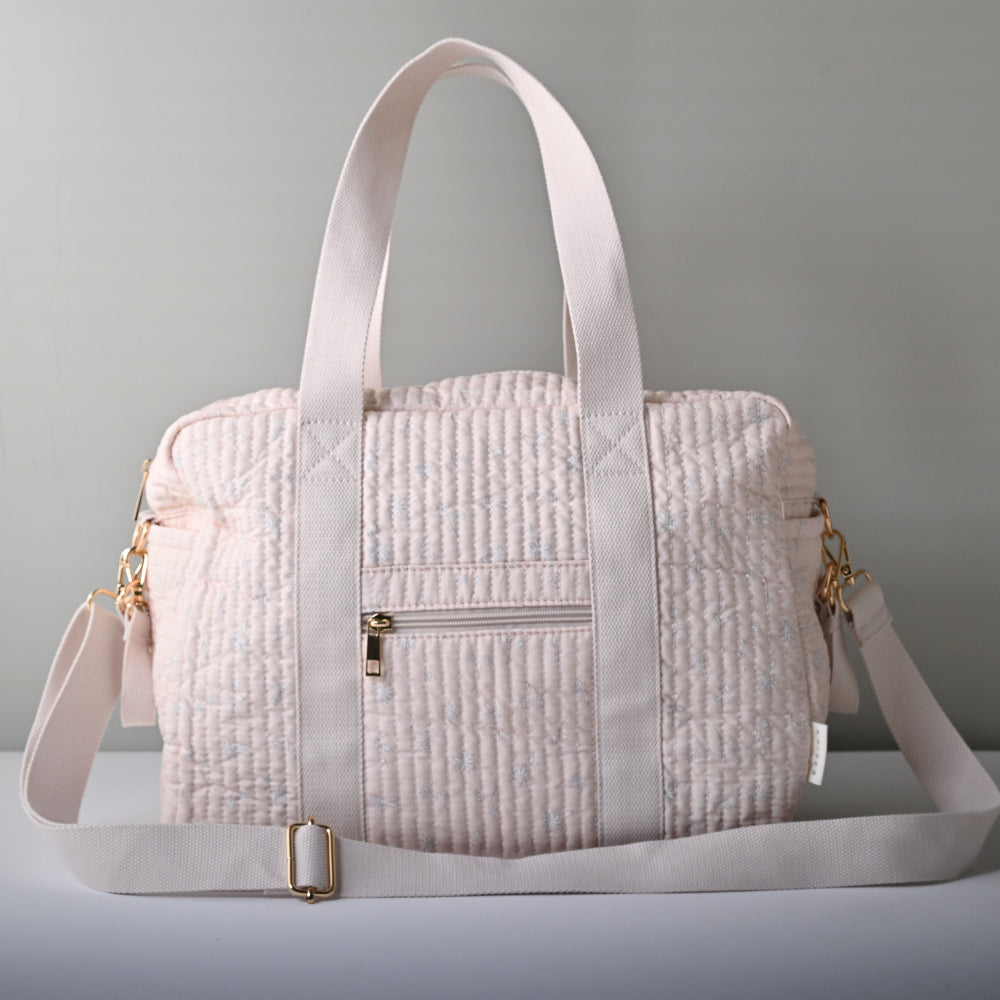 Tiny Orchard Quilted Baby Bag - DITSY FLORAL