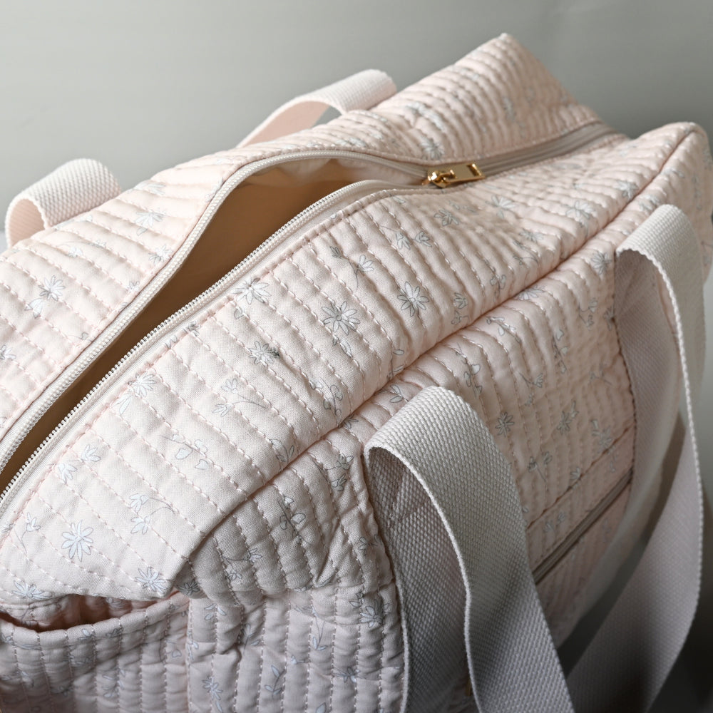 Tiny Orchard Quilted Baby Bag - DITSY FLORAL