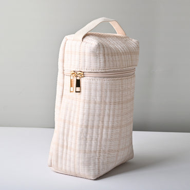 Tiny Orchard Quilted Nappy Bag - GINGHAM