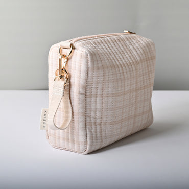 Tiny Orchard Quilted Pouch - GINGHAM