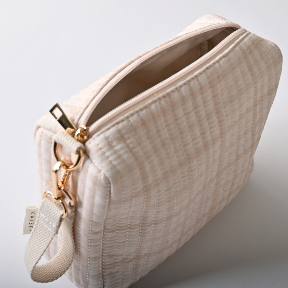 Tiny Orchard Quilted Pouch - GINGHAM