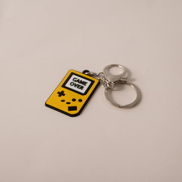 Keychain Silicone - YELLOW GAME OVER