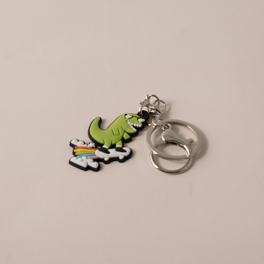 Keychain Silicone - DINO ROCKET