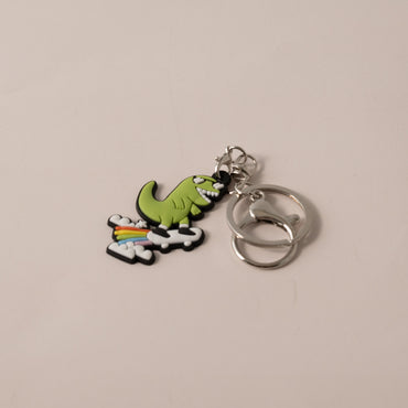 Keychain Silicone - DINO ROCKET