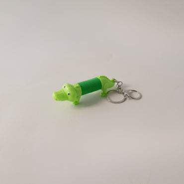 Keychain Pop Tube - CROC GREEN