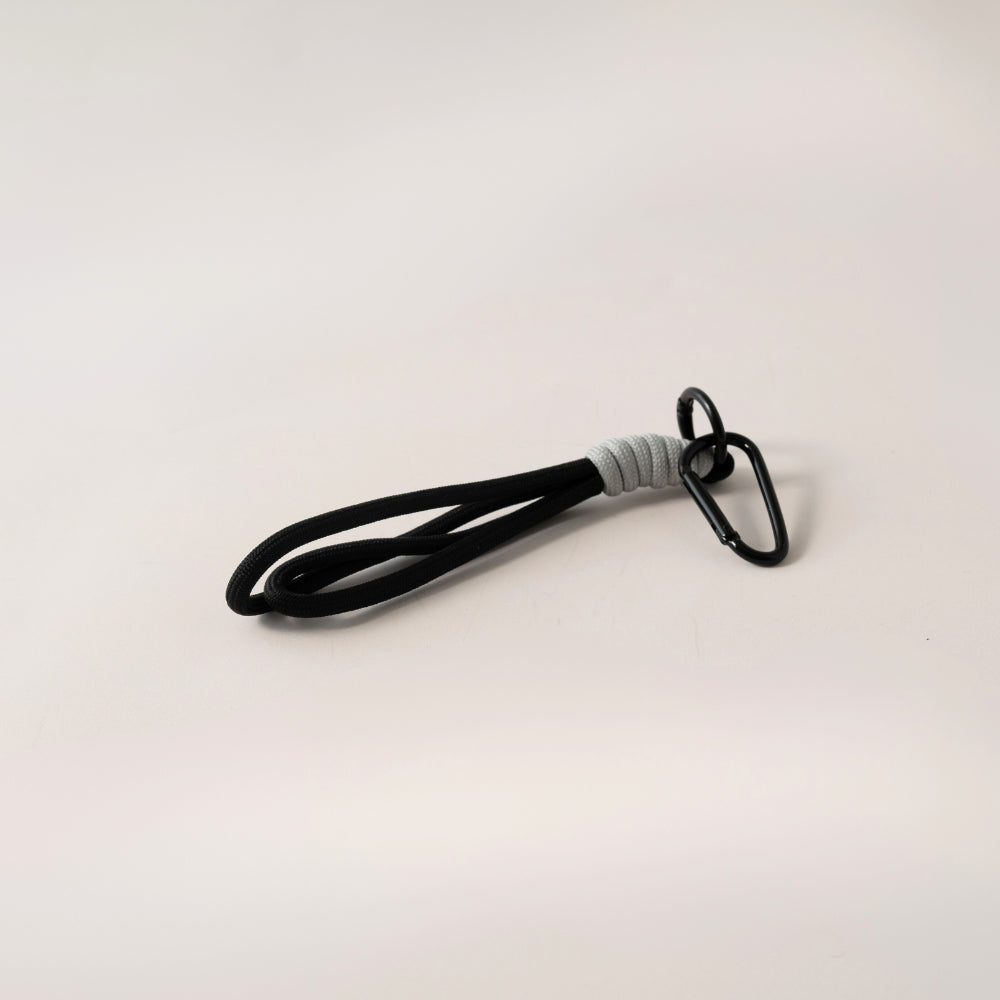Keychain Carabiner Rope - BLACK