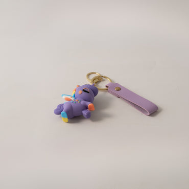Keychain 3D Unicorn - PURPLE