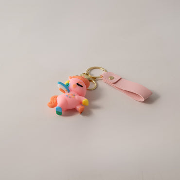Keychain 3D Unicorn - PINK