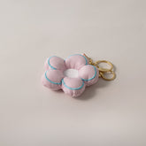 Keychain Fabric Flower - PINK