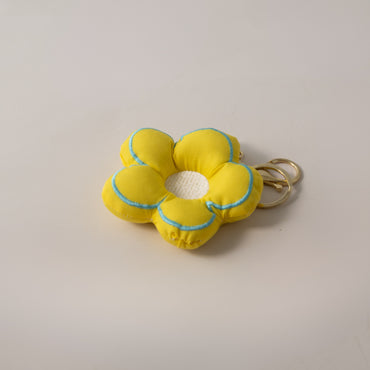 Keychain Fabric Flower - YELLOW