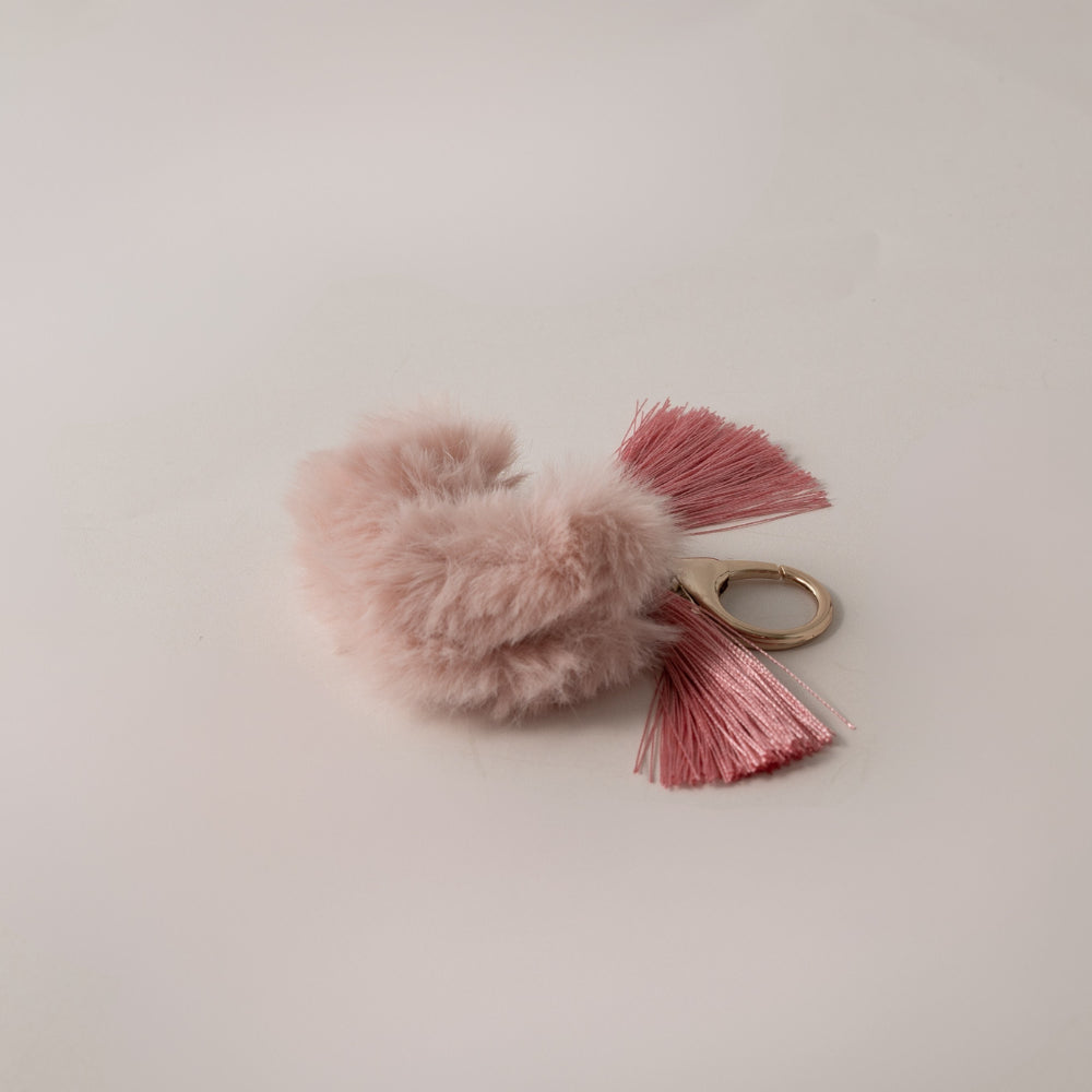 Keychain Pom Pom - HEART