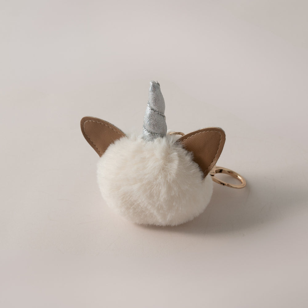 Keychain Pom Pom - UNICORN CAT