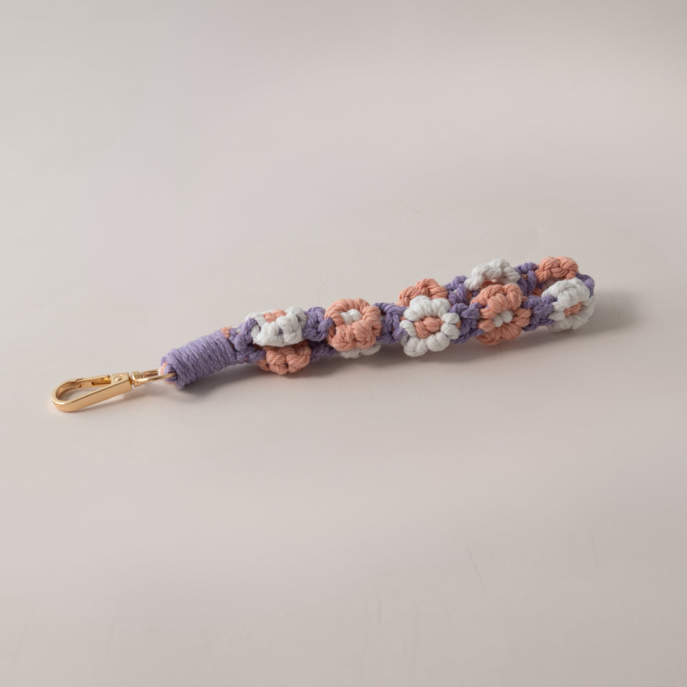 Keychain Crochet Daisy