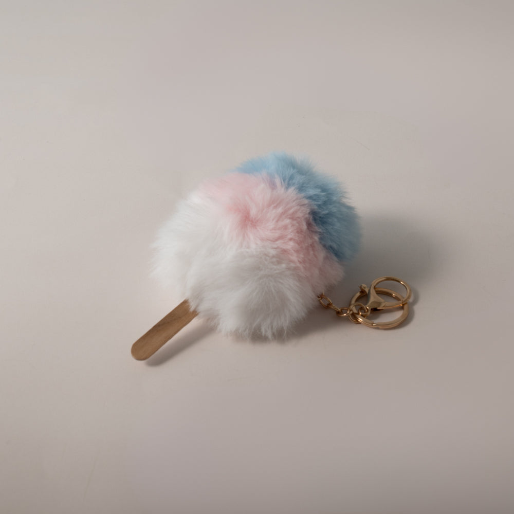 Keychain Paddle Pop Pom Pom