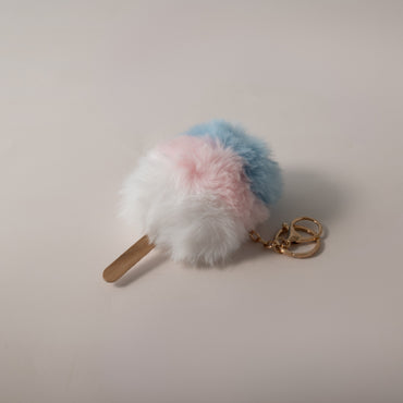 Keychain Paddle Pop Pom Pom