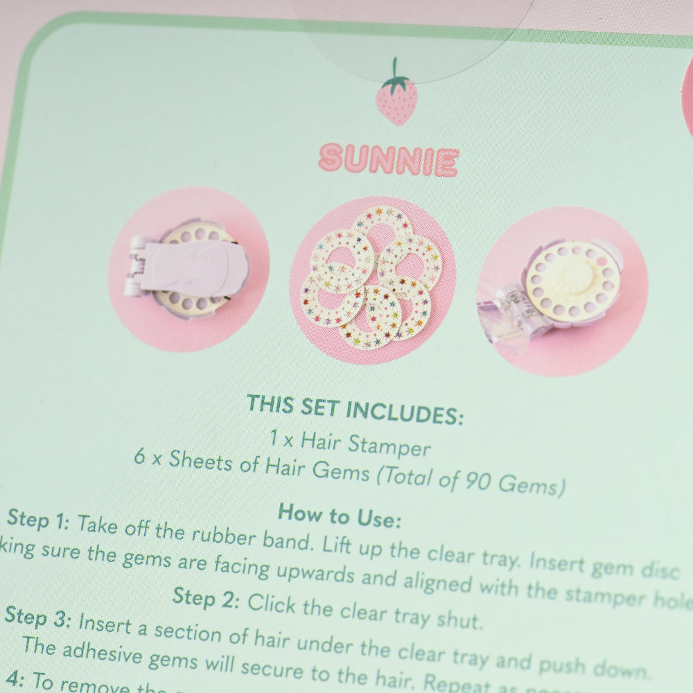 Sunnie Series Hair Gem Stamper