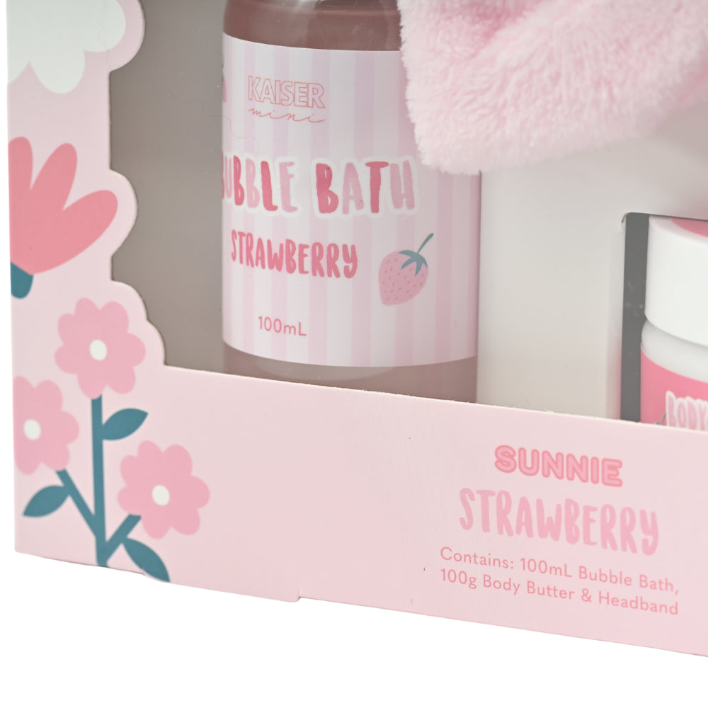 Sunnie Series Bath Gift Set 3pk - STRAWBERRY