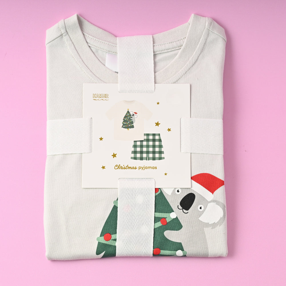 Kids Christmas PJ Set - Size 8-10 years - KOALA CHRISTMAS