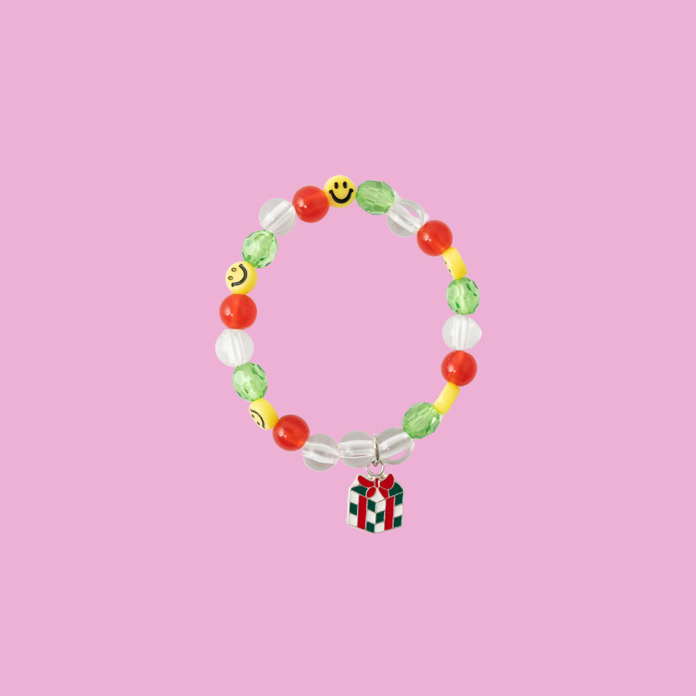 Kaiser Mini Christmas Bead Charm Bracelet - Present