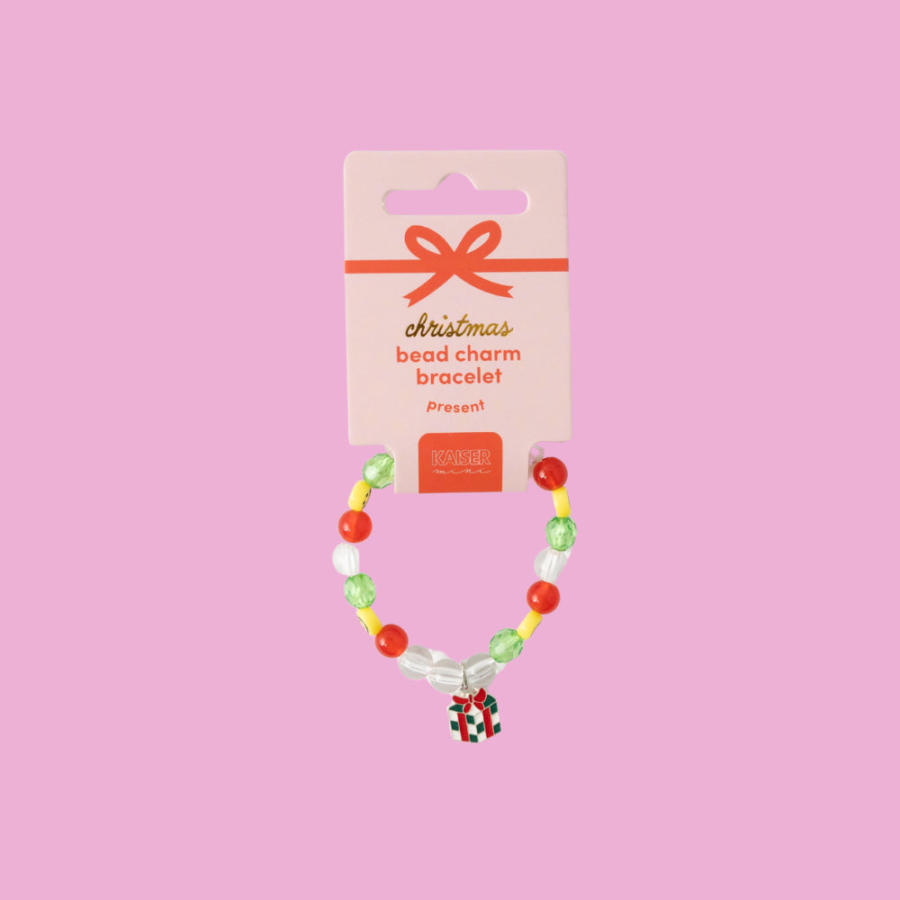 Kaiser Mini Christmas Bead Charm Bracelet - Present