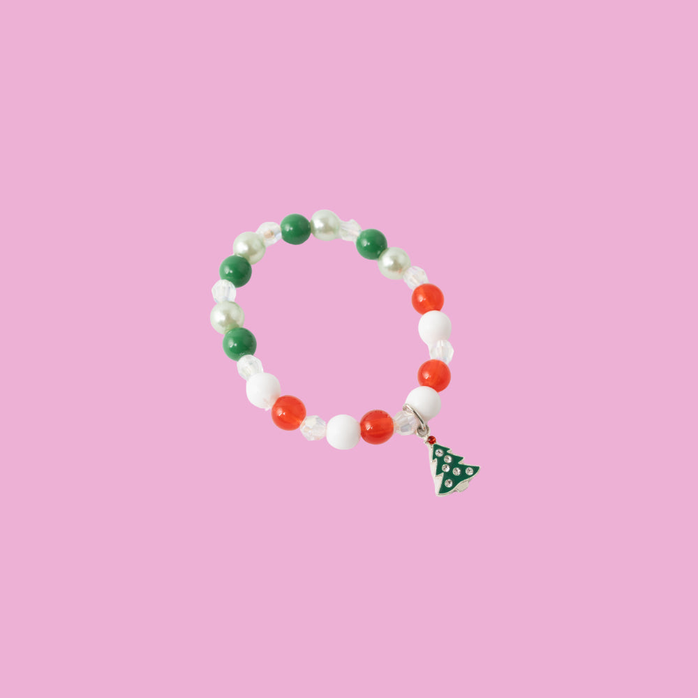 Kids Bead Charm Bracelet - TREE