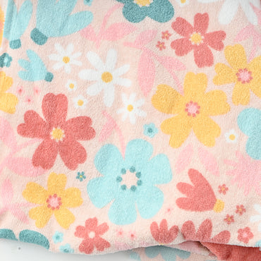 Kids Hooded Towel - RETRO FLORAL