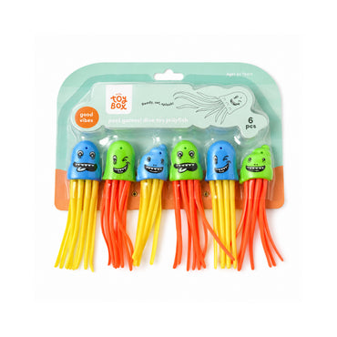 Good Vibes Kids Pool Games Dive Toy 6 Pack - JELLYFISH