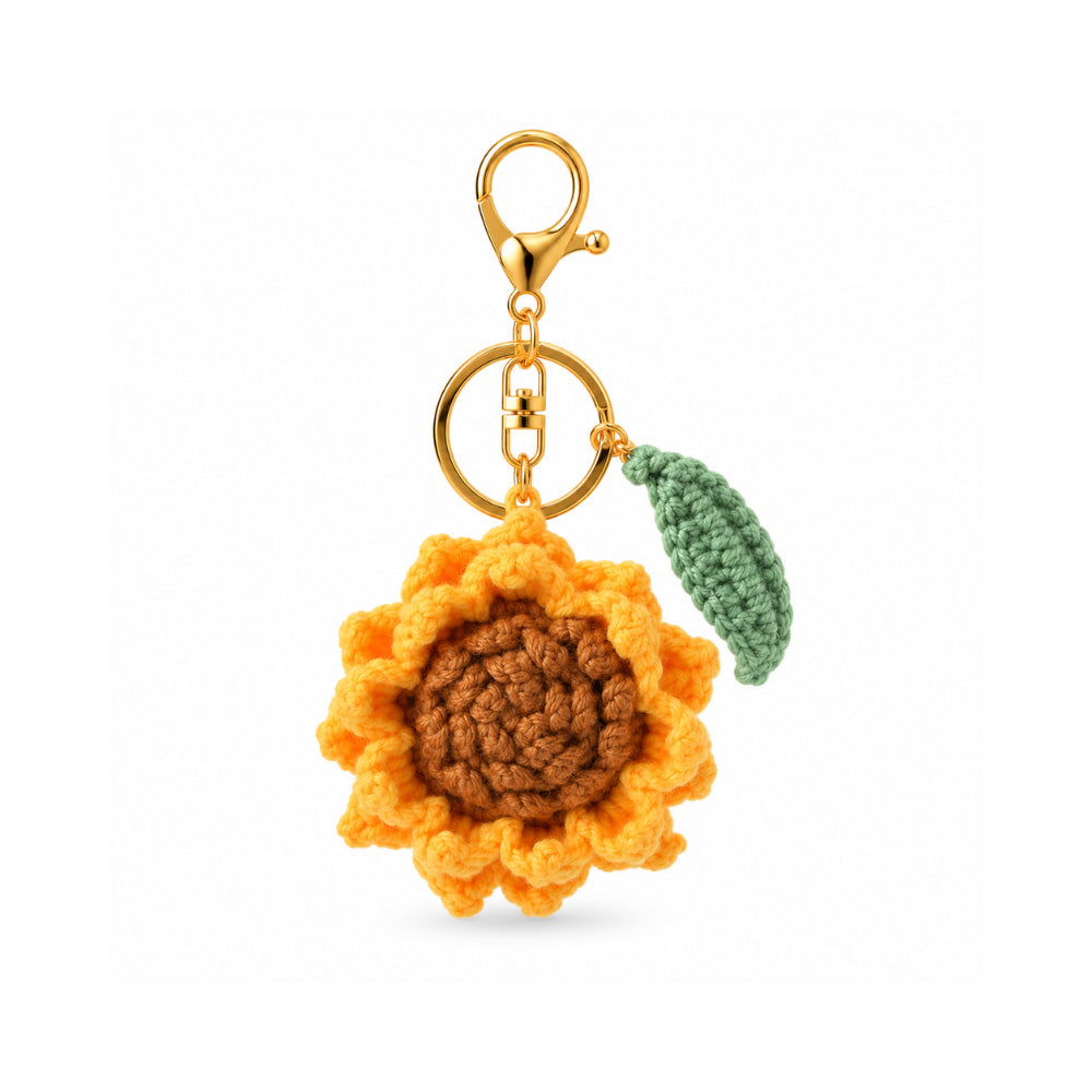 Crochet Keychain - SUNFLOWER
