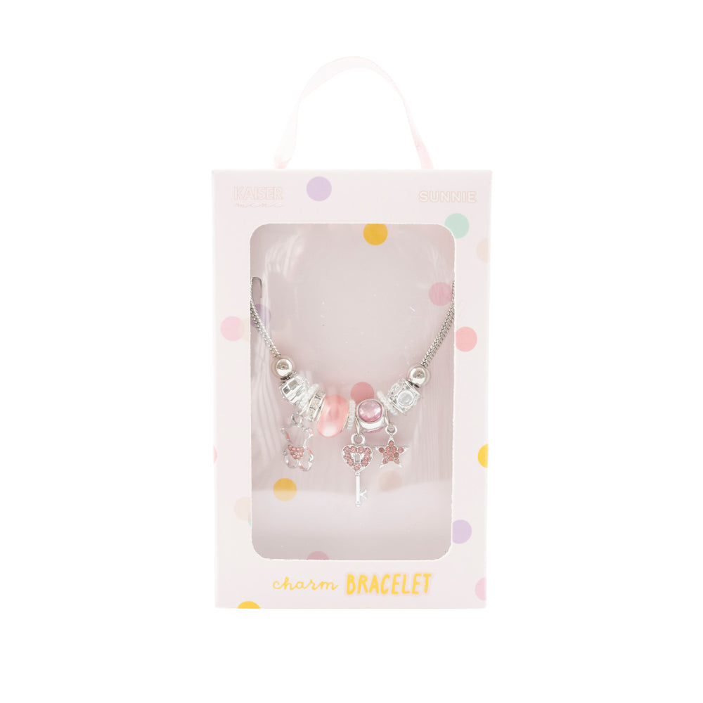 Sunnie Series Charm Bracelet - SILVER KEY