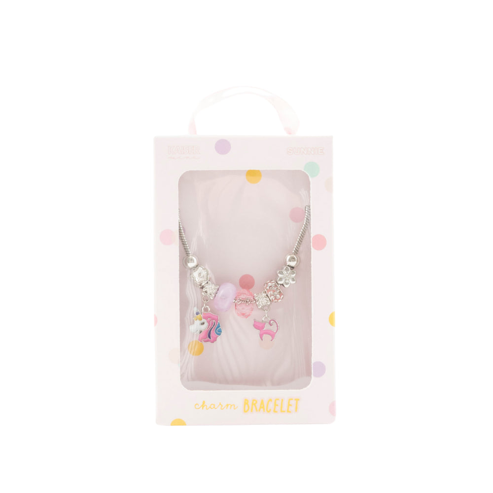 Sunnie Series Charm Bracelet - SILVER UNICORN