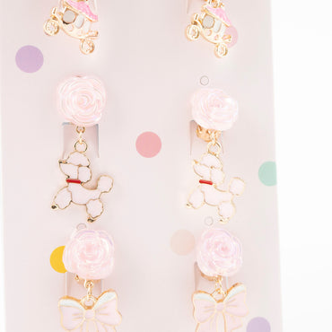 Sunnie Series Earring Set 3pk - ROSE