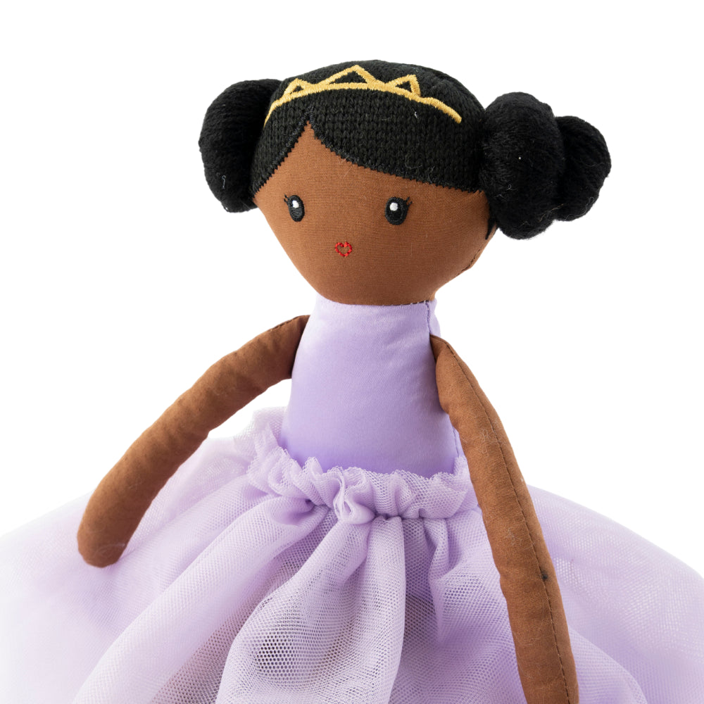 Kaiser Toy Box - Kids Fabric Doll - LILAC PRINCESS