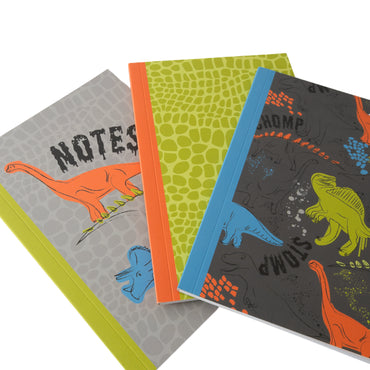 Classroom Crew A5 Notebooks 3pk - DINO SLIMO