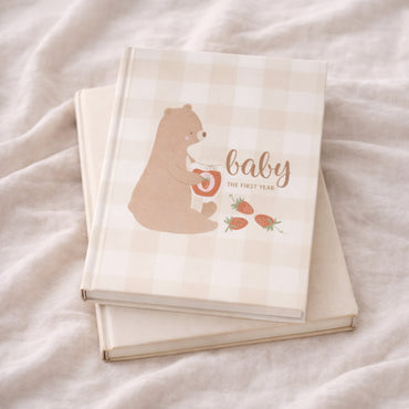 Market Day - Baby Milestone Book - BEAR
