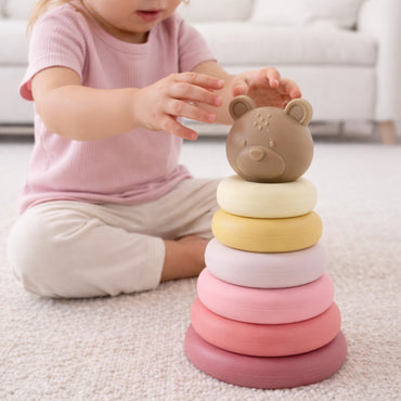 Market Day - Baby Silicone Stacker - BEAR